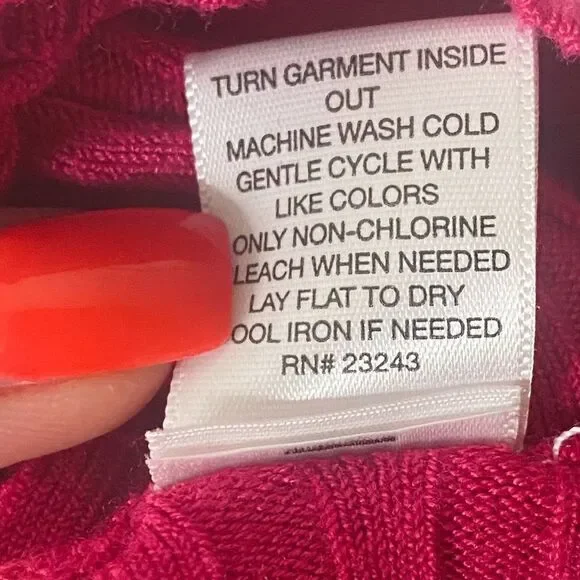 New York & Company Lace-Up Cuff Dolman Sweater - Picture 9 of 9